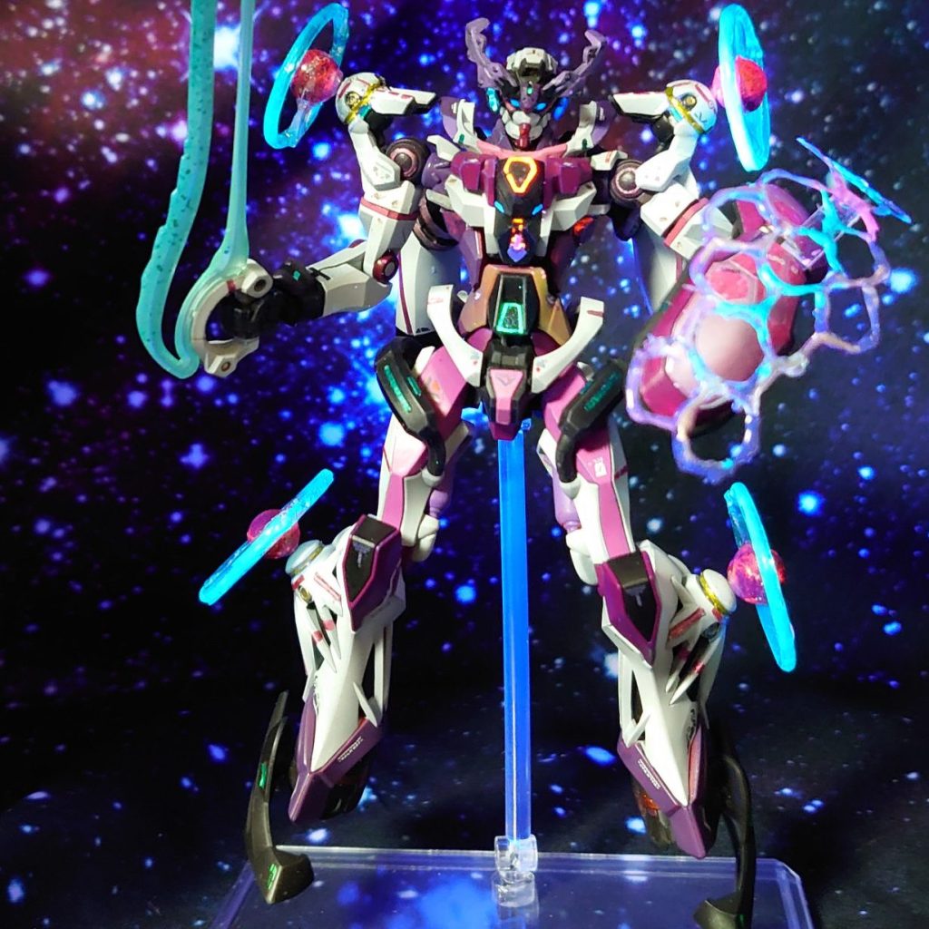 塗装完成品　ドムジークアクス版 HG 1/144 GQuuuuuuX ジークアクス 徹底塗分け塗装 改修全塗装済み完成