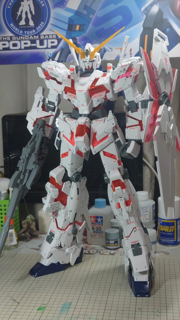 ユニコーンガンダム　メガサイズ–2枚目/制作者：あれく myT 積みプラ崩したい