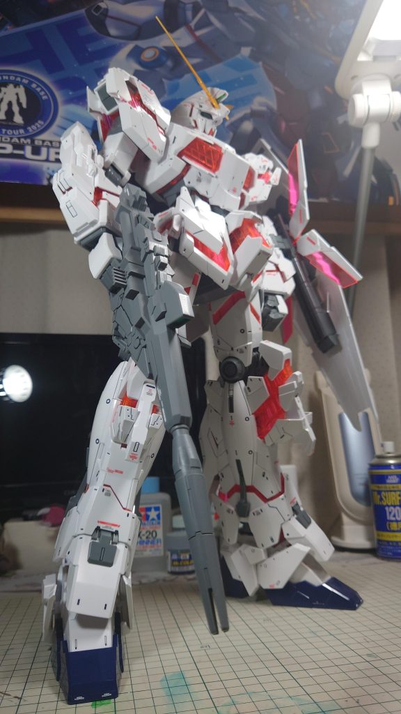 ユニコーンガンダム　メガサイズ–5枚目/制作者：あれく myT 積みプラ崩したい