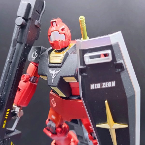 hg　ジム　ガンダムマーカーで全塗装