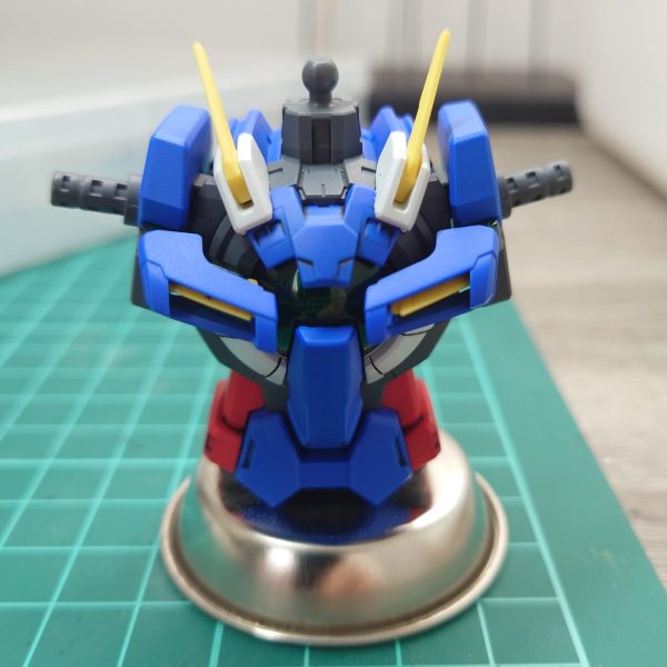 胴体は完成。青部分はコバルトブルーで塗装しました。後は、つや消し吹いて。これだけで満足😆