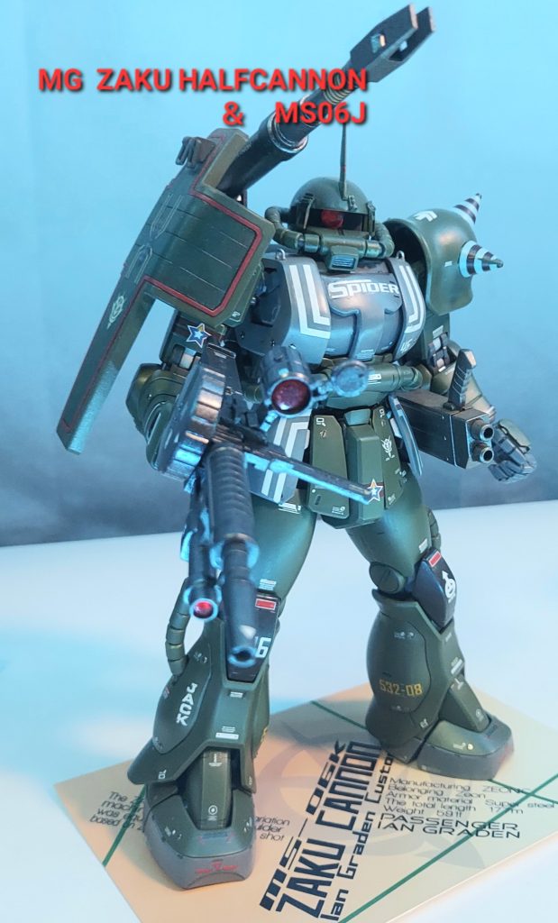 MG イアングレーデン専用ザクハーフキャノン＆J型