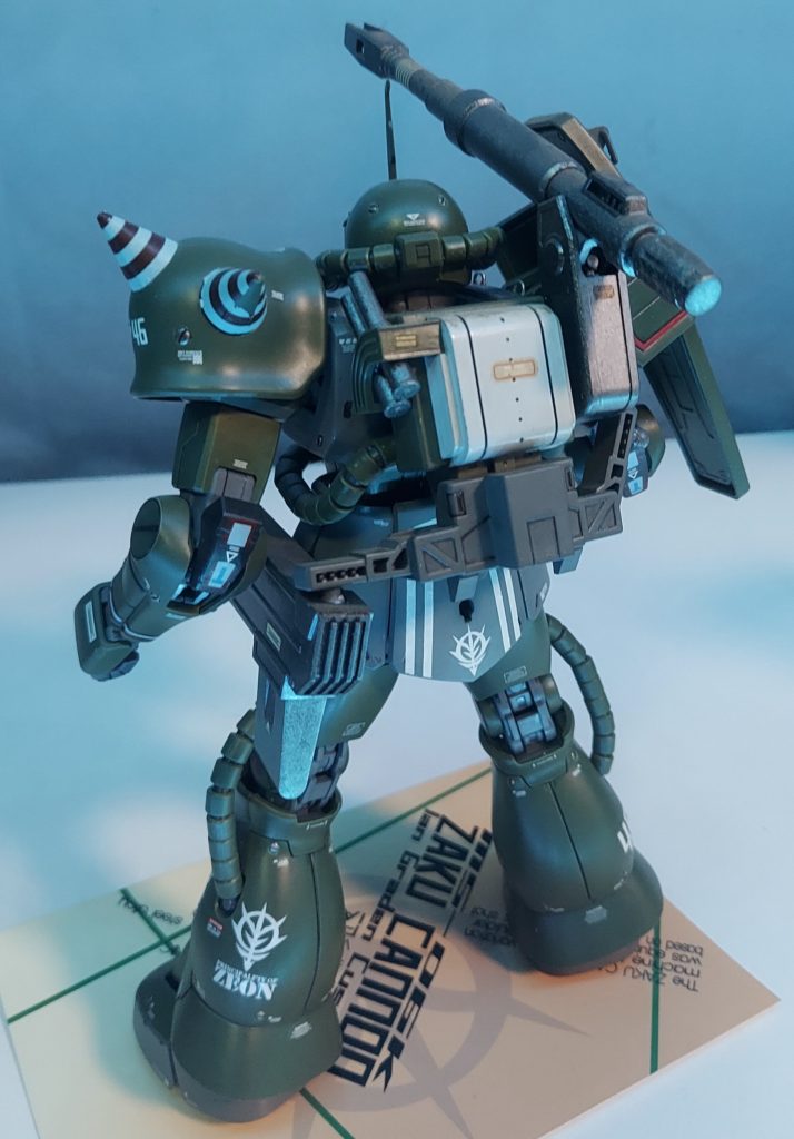 ハーフキャノンうしろスパイクのデカールがマークソフターで溶けま酢た(̨̡ ‾᷄ᗣ‾᷅ )̧̢ ₎₎