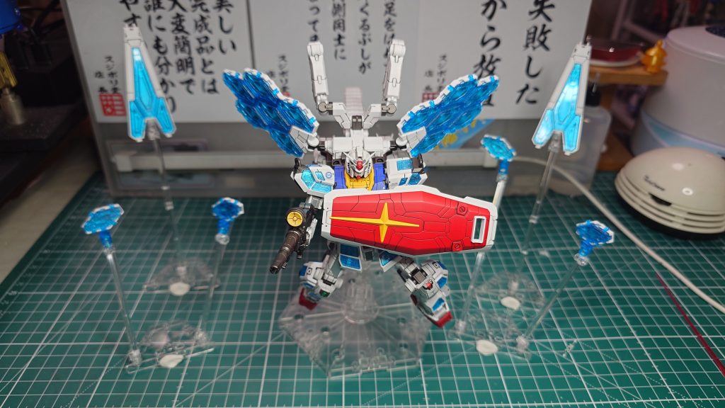 ビームライフルとシールド装備状態！