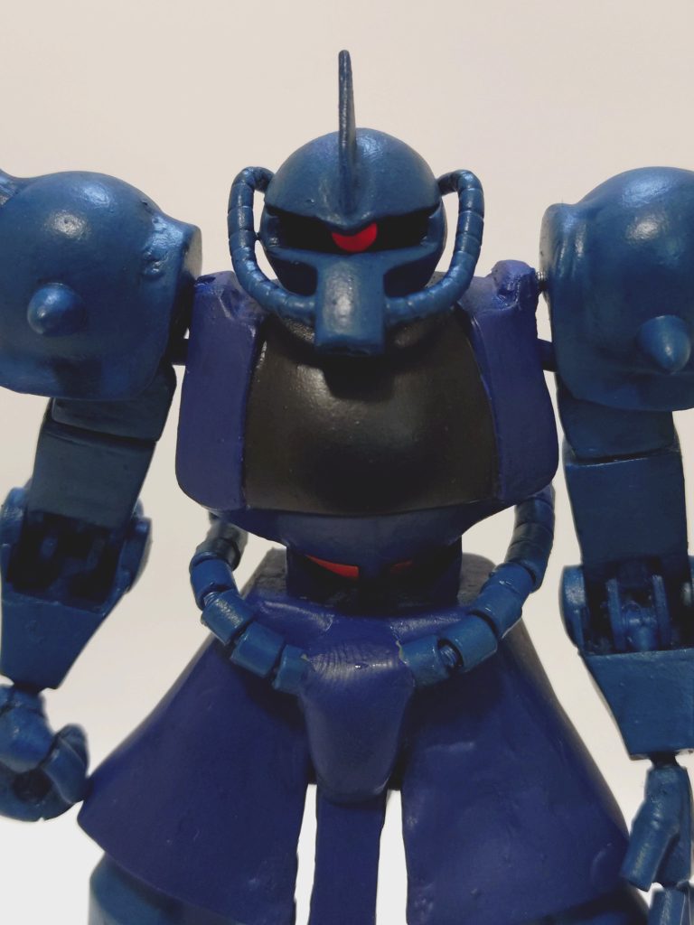 旧キット1/144グフ フル可動 〜ドキッ!?ヒラヒラスカートは禁断の味?〜