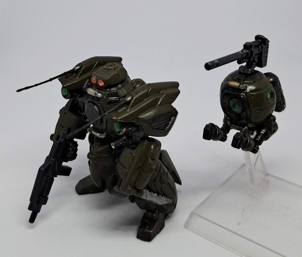 2機ともミリタリー色を強く意識してみました。