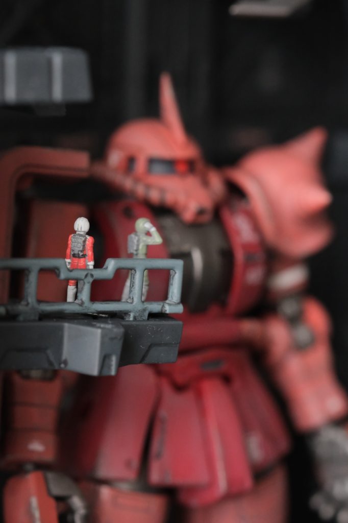 MSフィギュア01と撮影用ジオラマ「格納庫２」–9枚目/制作者：o-shino