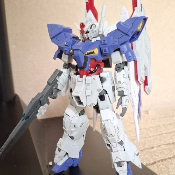 【改造 全塗装】ムーンガンダム 塗装済み 完成品 ガンプラ HGUC 1/144 ムーンガンダム(ロングライフル装備)】全塗装(レシピ