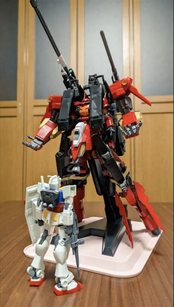 最後に作りはじめの時のものを。以上、閲覧ありがとうございました😊次回作は絶望しているガンダムがリベンジします!お楽しみに笑