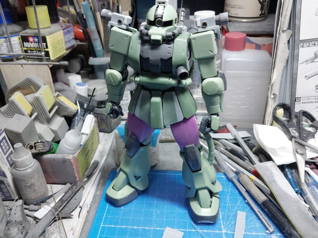1/100 MS-06E ザク強行偵察型–4枚目/制作者：@dagored00