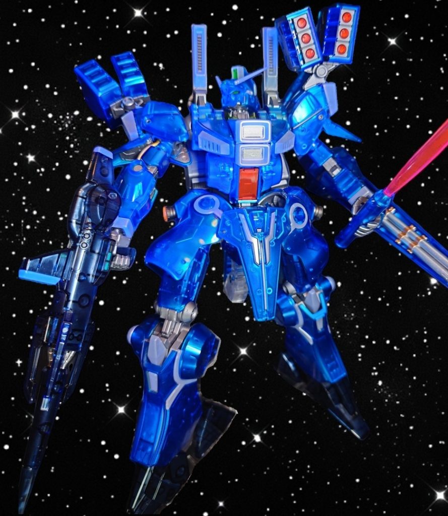 ガンダムMk-V　メカニカルコアメッキ風塗装–3枚目/制作者：フィン工房