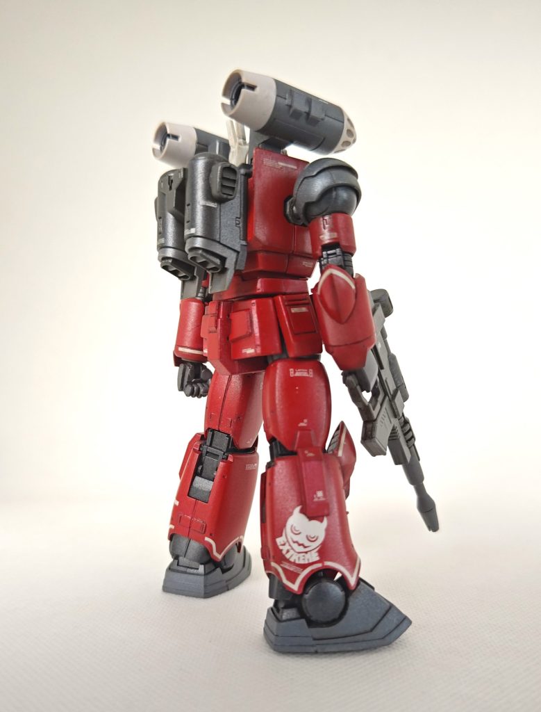 エクストリームデカールも忘れずに👍スプレーミサイルランチャー用のバックパックが、ファースト準拠なのが好き。