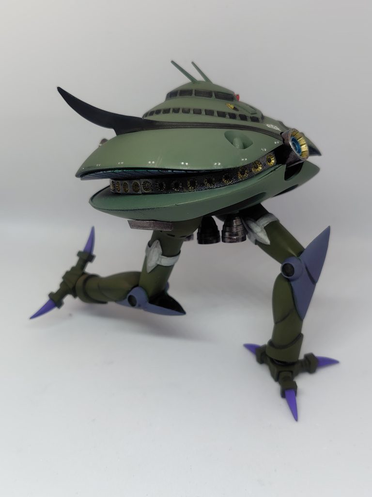 膝の接着が一番難しかった(zaku-kao9)以上です!ご覧いただきありがとうございました!