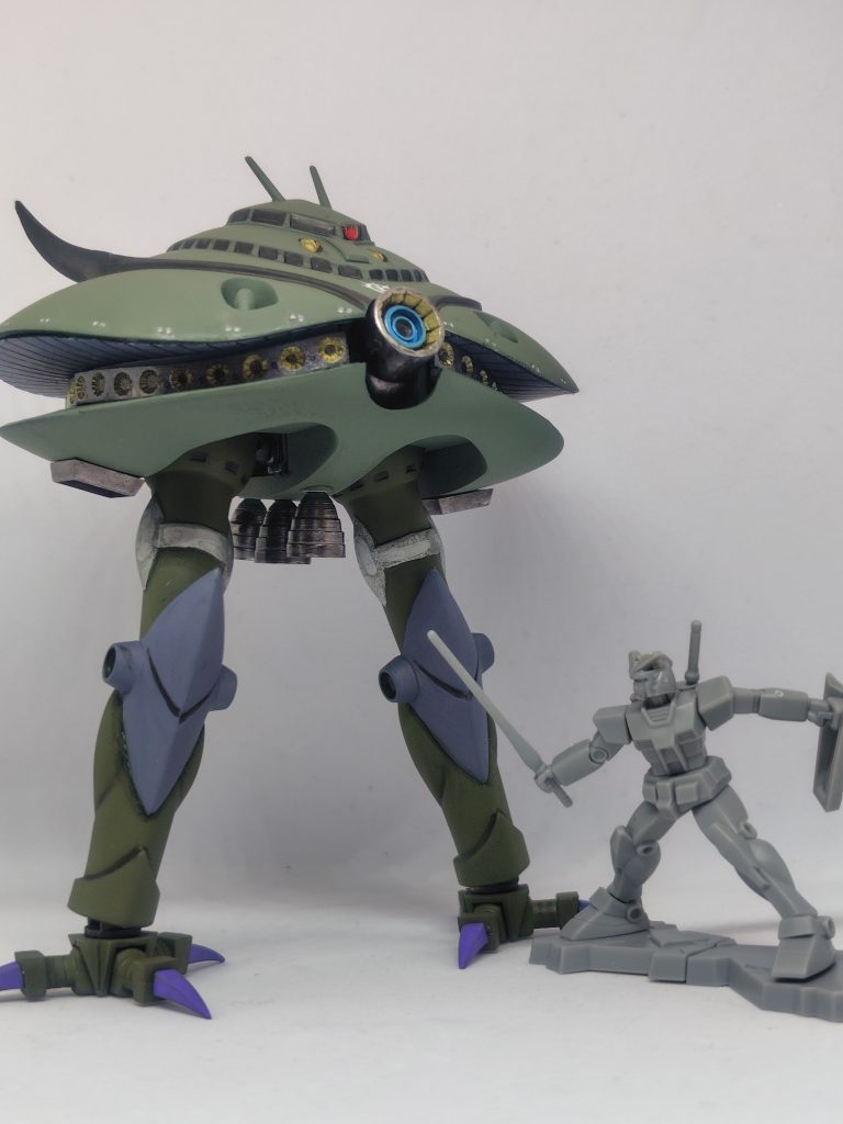 似たような縮尺のチョコサプガンダムと。圧倒的じゃないか!