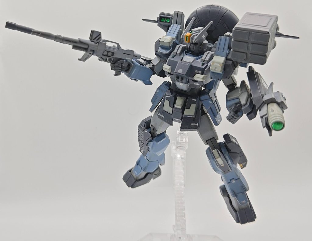 ビームライフルもいつも通り気合い抜かずに製作しました。ミサイルコンテナのウェザリングはちょっとこれでいいか自信ないです。