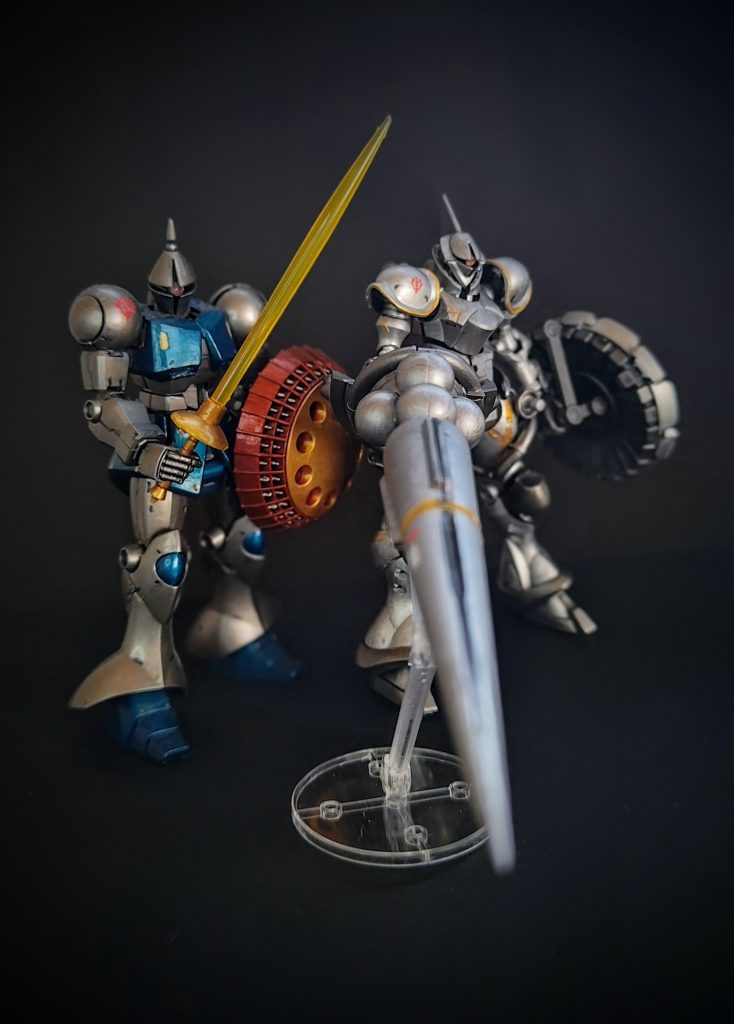 正史版ギャンと。意外と馴染んでいる気がするのは自分だけでしょうか??