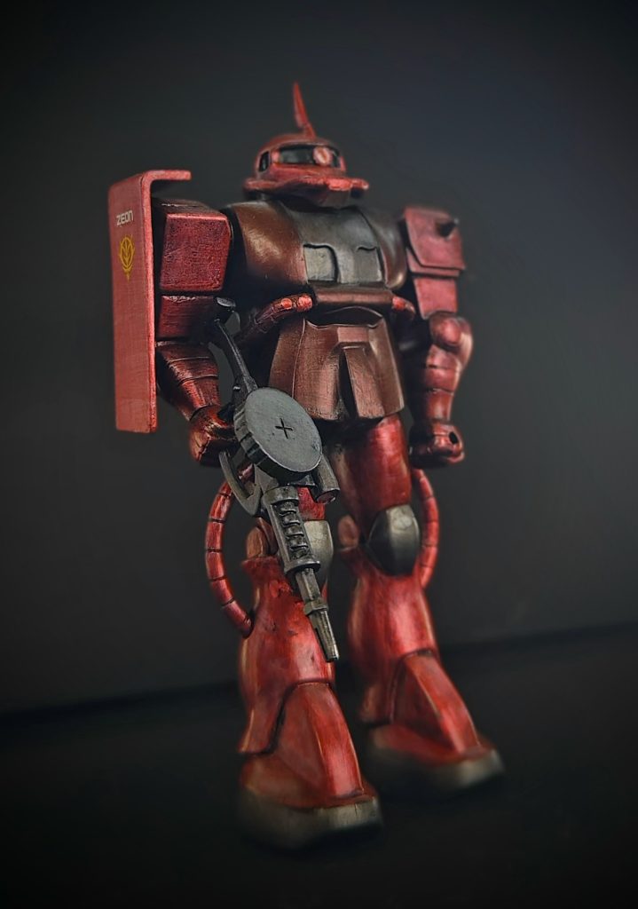 前面カット。ガンダムベースで旧キットが購入出来るようになって、いくつか入手した中の一つです。