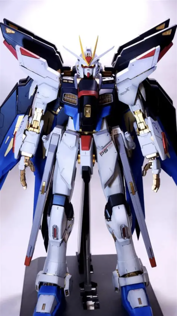 ということで、ガンプラ界の特級呪物、PGストライクフリーダムです。いや、とにかく大きいのが全てですね。パーツにABSが多く、また凄まじい物量と、とにかく塗装が大変でした。