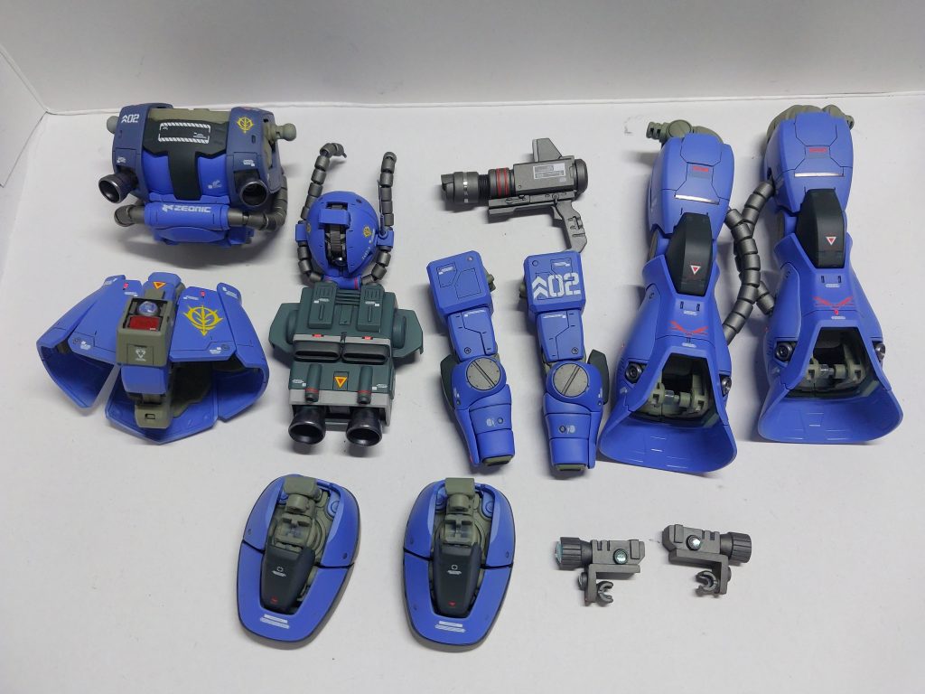 1/100 MS-06E ザク強行偵察型–9枚目/制作者：@dagored00