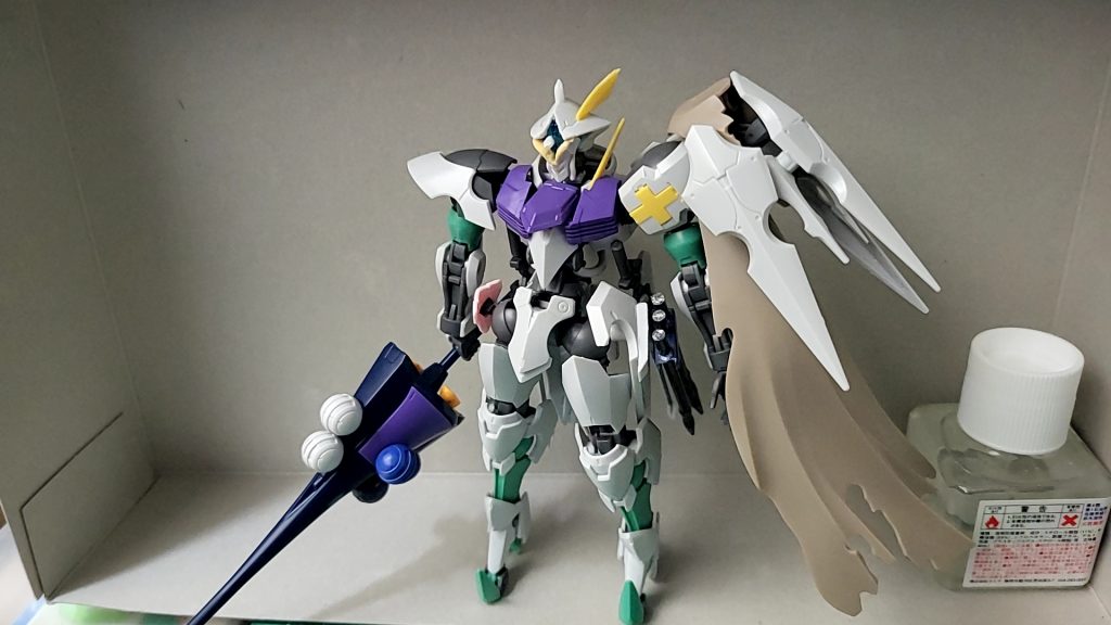 キマリスのランスにジャンクパーツを取り付けGQギャンのハクジのように改造