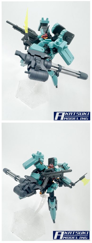 HG 1/144 AMX-014R リーベン・ヴォルフ　(AOZ Re-boot Ver) ダブルガトリング装備　–4枚目/制作者：アカツキモデリング