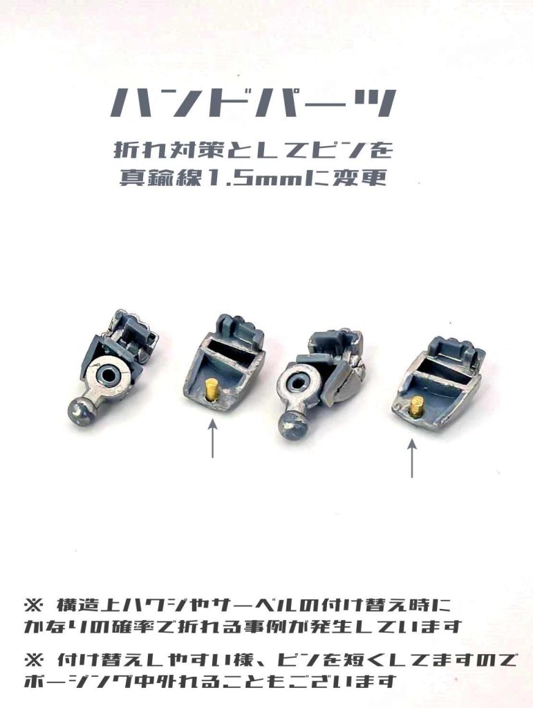ハンドパーツ強化方法つぶやいてみました↓