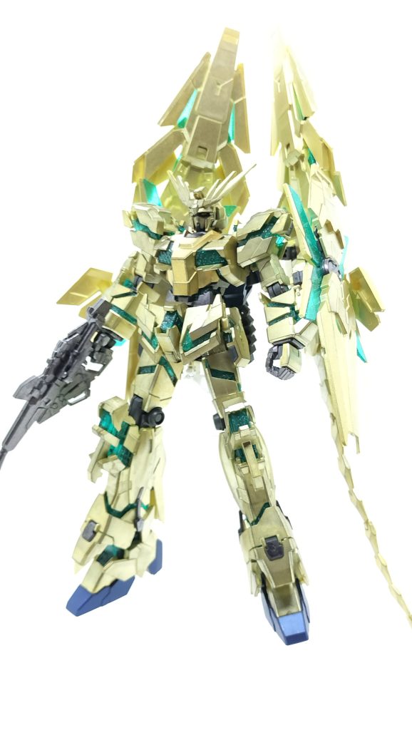 ユニコーンガンダム3号機 フェネクス(デストロイモード)(ナラティブVer.)(最終決戦仕様)–2枚目/制作者：かえる