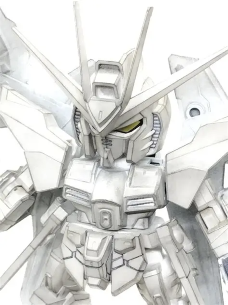 ストライクフリーダムガンダム–2枚目/制作者：かえる