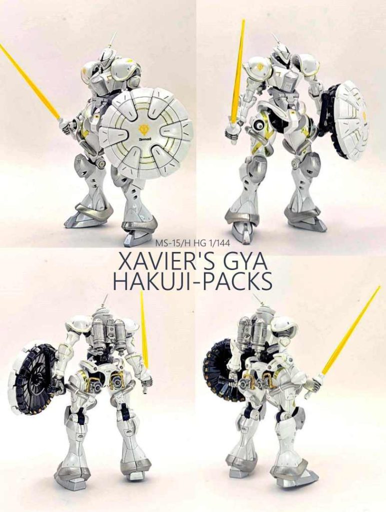 エグザベ専用ギャン（ハクジ装備）パール仕上げ–9枚目/制作者：しうまい