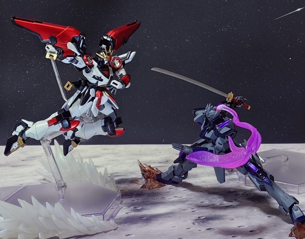 かつての兄弟弟子との試合、身軽になって刀で競う。