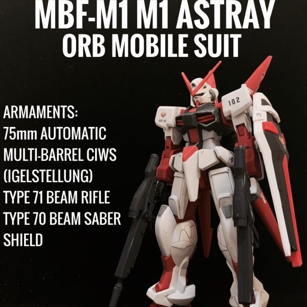 HGSEED M1アストレイ(2番機)｜しゅにちさんのガンプラ作品