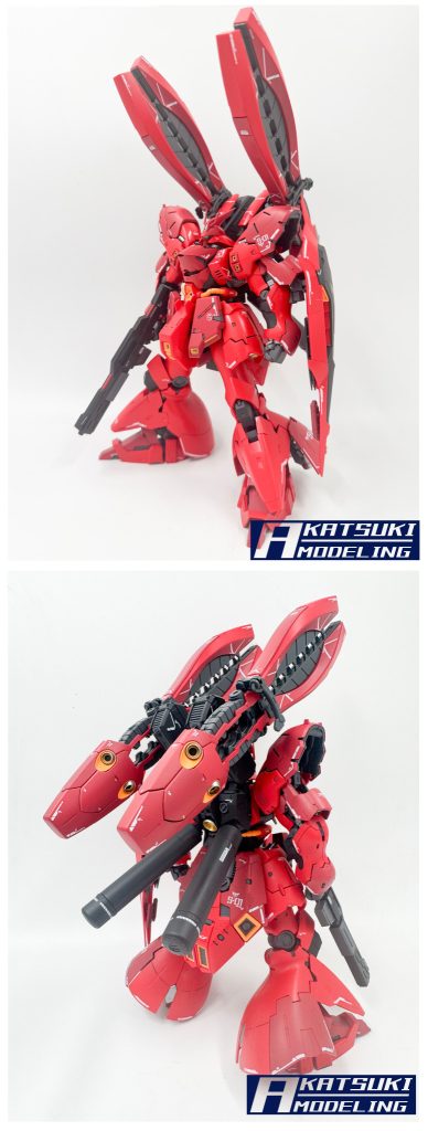 RG 1/144 MSN-04FF サザビー　ダブル・ホーン・ファネイル装備–5枚目/制作者：アカツキモデリング