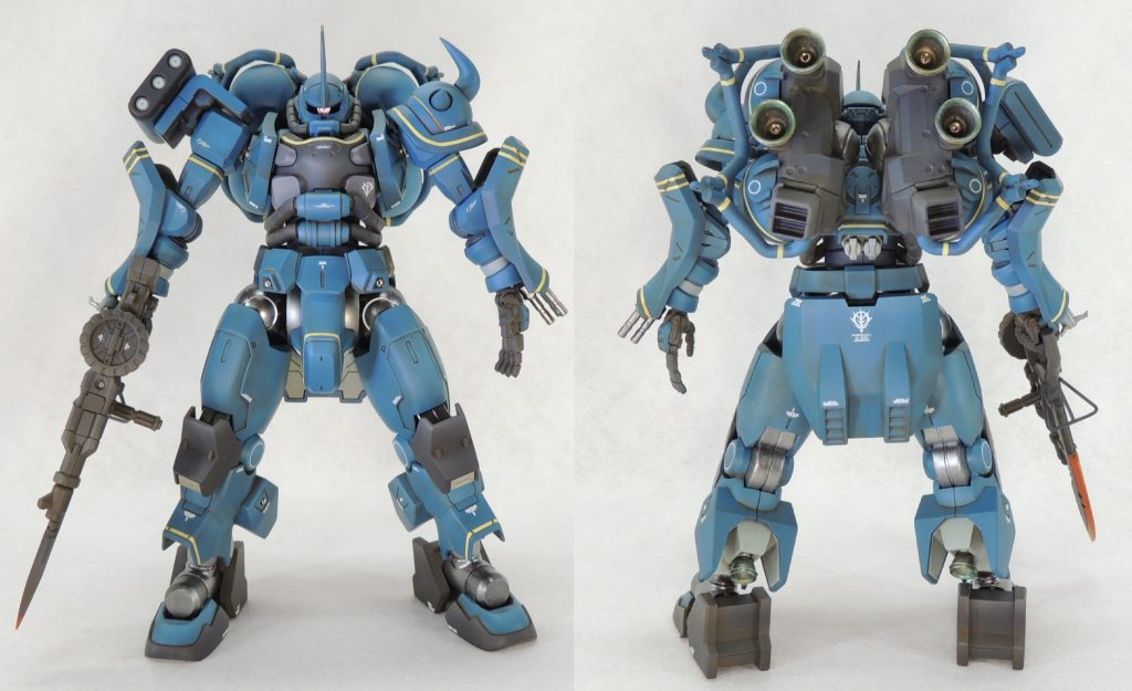 ジオン軍では、エースパイロットや将星が、自身の機体を一般機とは異なる