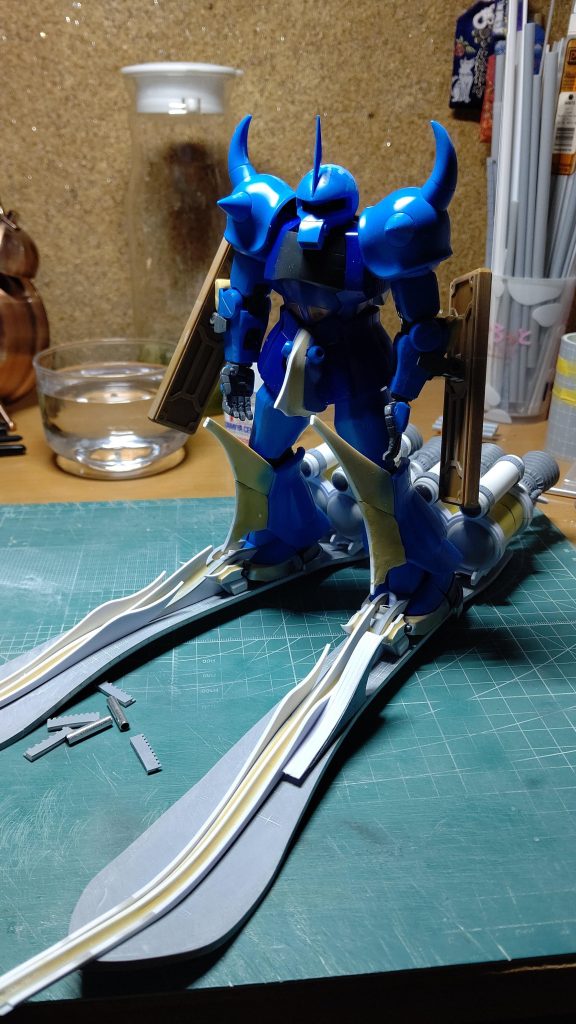 制作中です。スキーのスクラッチ楽しかったですよ