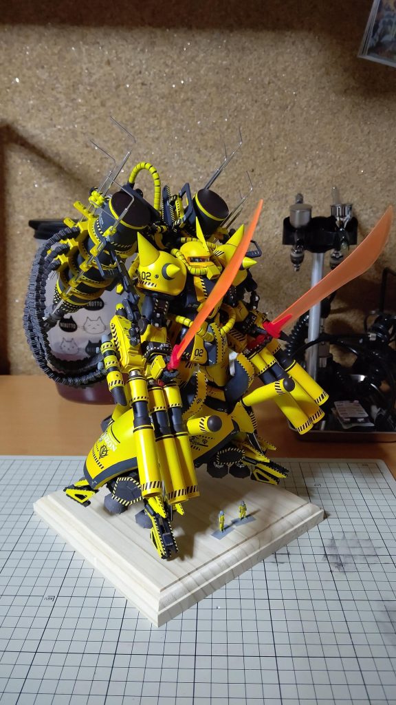 何故か2人フィギュアがいます。…2人乗りにしたんだっけかな…?