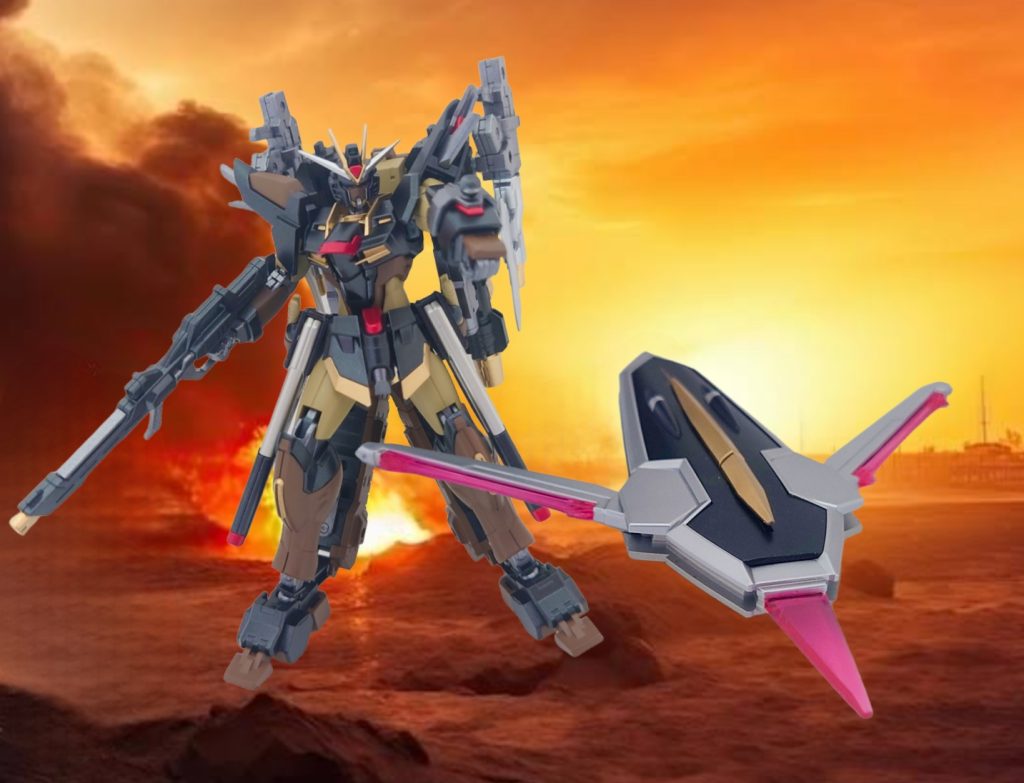 投擲武装として使用したシールドブーメラン