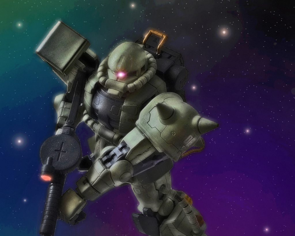 「中佐、我々も行きますか?」親衛隊所属高機動型ザクIIのパイロット、アーロン少尉はロゼット・メイカー中佐に伺いを立てる。「そうね、トライバル隊の連中がおかしな真似をしないか後方から監視しなさい」「了解しました、行くぞダリ」アーロンはもう1機の高機動型ザクIIのパイロット、ダリ少尉に呼び掛けると、その場を離れた。「…まさかアンタ達が呼び寄せたんじゃないでしょうね!?」ロゼットはノアズ・アーク級艦長のヴァルク・フォーリナーに問う。「まさか…、親衛隊を追い払うだけに連邦軍を遣わせるのはリスクが高すぎるじゃろ?この惑星往還船の脚に追いつける艦船や機動兵器はこの地球圏にはそうそうおらん。いざとなれば我々はどこへでも逃げられるからな」「言ってくれるじゃないの大佐」ノアズ・アークは接近する敵部隊を察知するとトライバル隊に迎撃命令を下していた。だが睨み合いを続けていたモア・グレイシー少佐とロゼット・メイカーは互いに銃口を向け合ったまま膠着状態のままだ。