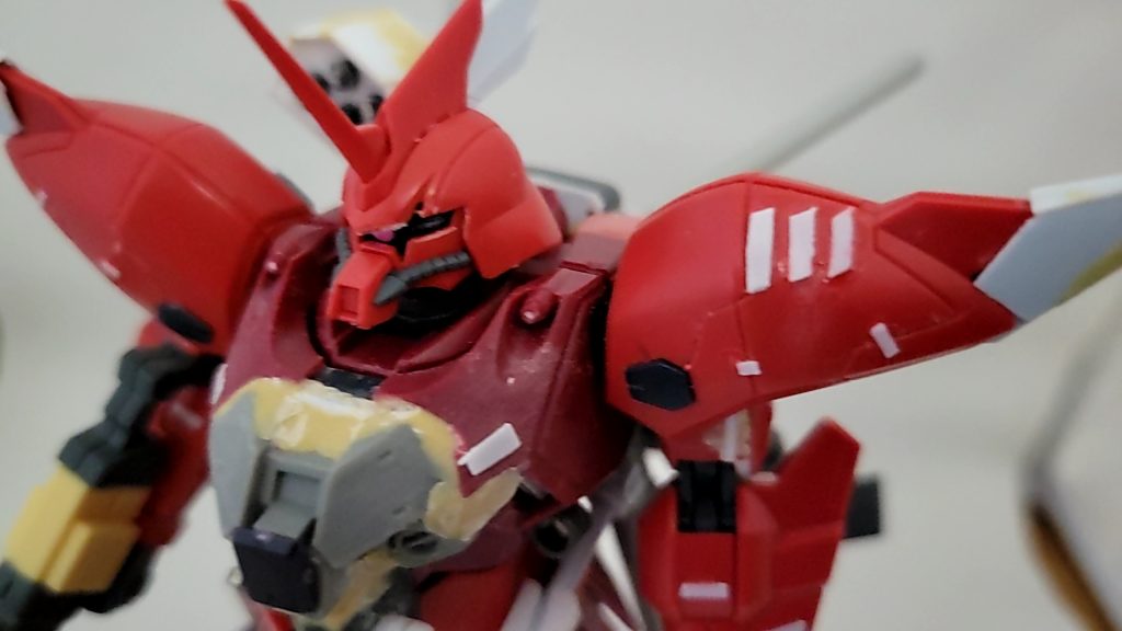 ラインチゼルでのスジボリ追加や0.3㎜プラバンを貼り着けてディテールアップ