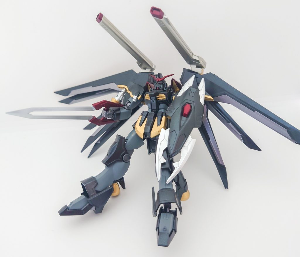 武器その3:400mm超高インパルス砲 シュトゥルムスヴァーハーバックパックに搭載された高出力ビーム砲。