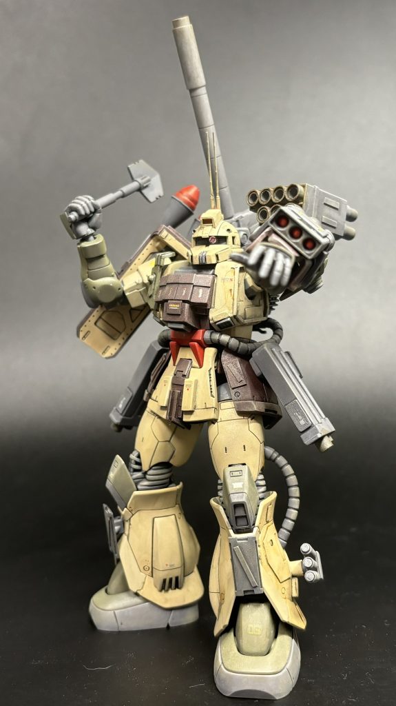 スコップ格闘戦とミサイル掃射個人的お気に入りの1枚