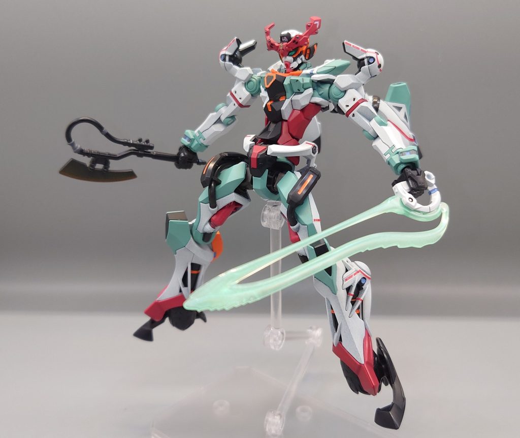 ヒートホーク(斧)を持っているから機体名にアクスって入っているのかなって思っていたらあんまり関係ありませんでしたねGQuuuuuuXのuのところに何か隠されているかといわれていましたが特になにもなかったのかな?