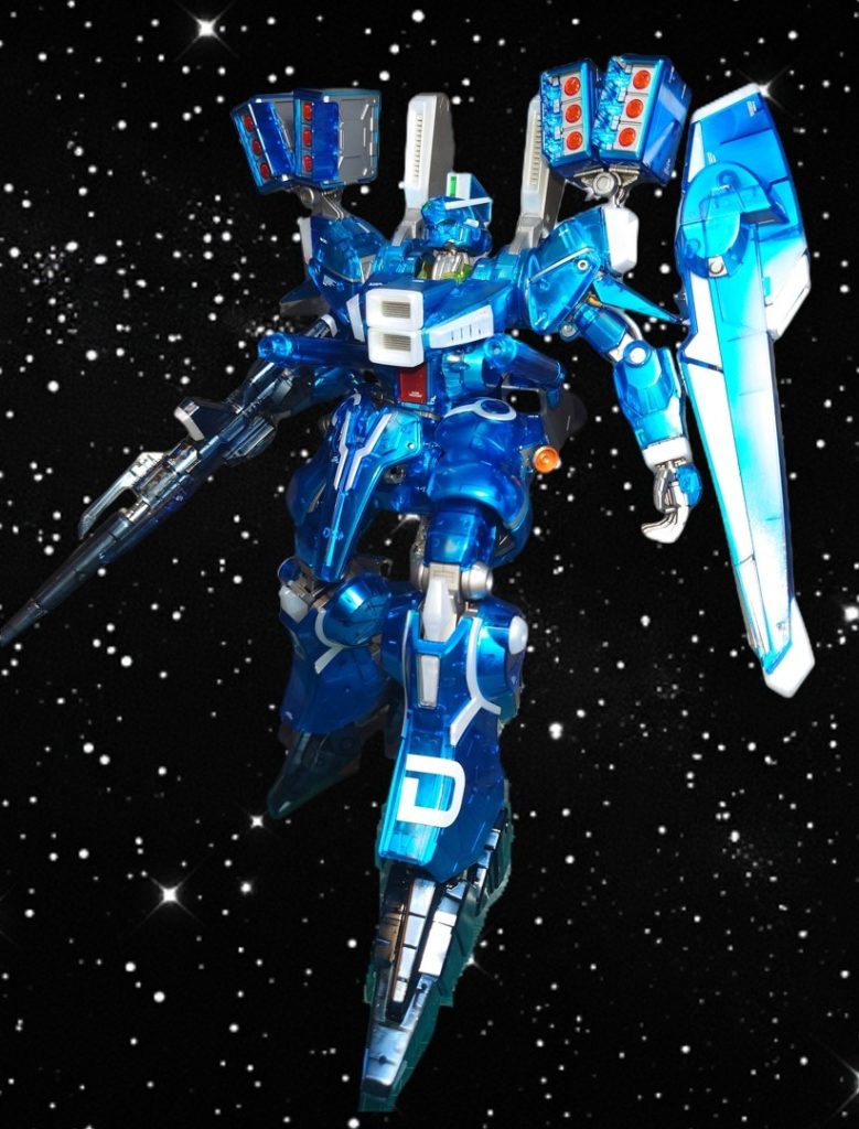 ガンダムMk-V　メカニカルコアメッキ風塗装–7枚目/制作者：フィン工房