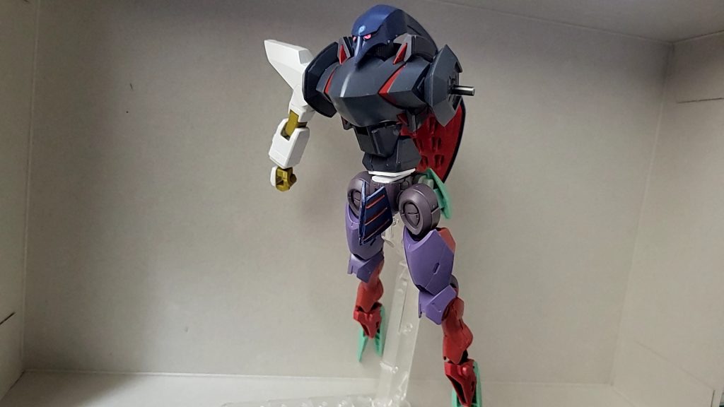 頭　キュベレイMk2腕　旧HGストフリ胴体　アメインゴースト＋キュベレイのファンネルコンテナ下半身　ベギルペンデ＋ガデッサのフッドパーツ、リアスカートフロントスカートはキュベレイ