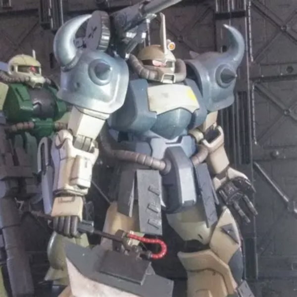 グフ 重装仕様改修機《タザン・ノイシ 曹長 搭乗機》【 0083 ナ・イショ基地 ver, 】