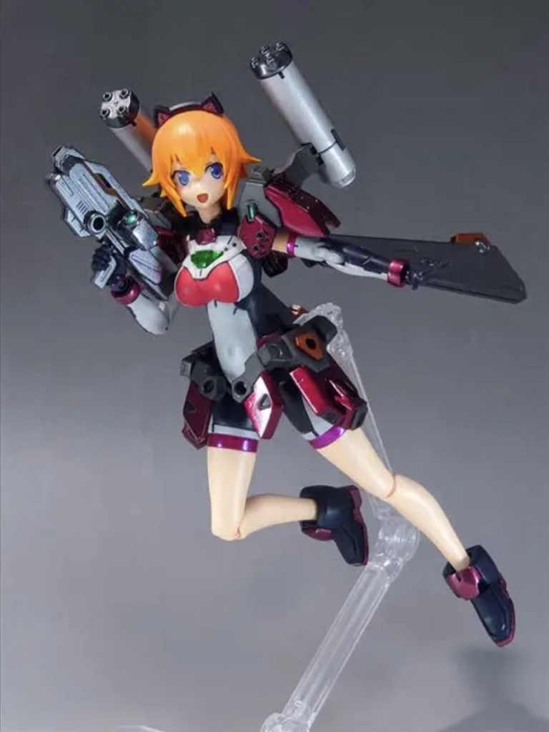 本体は基本工作を施したのみで全くの無改造です。手足のリングは30MSのパーツです。