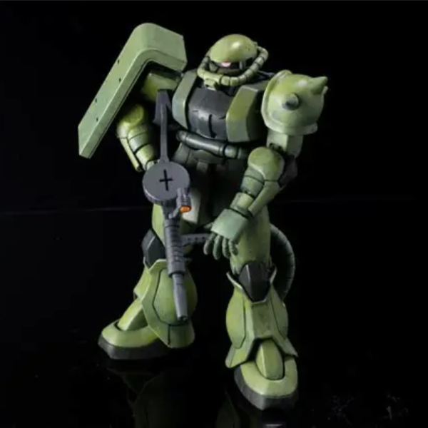 HGUC リバイブ版ザク(筆塗り)