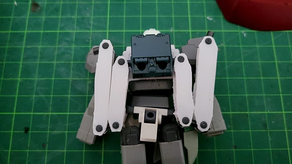 バインダーの取り付けは自作のジョイントで