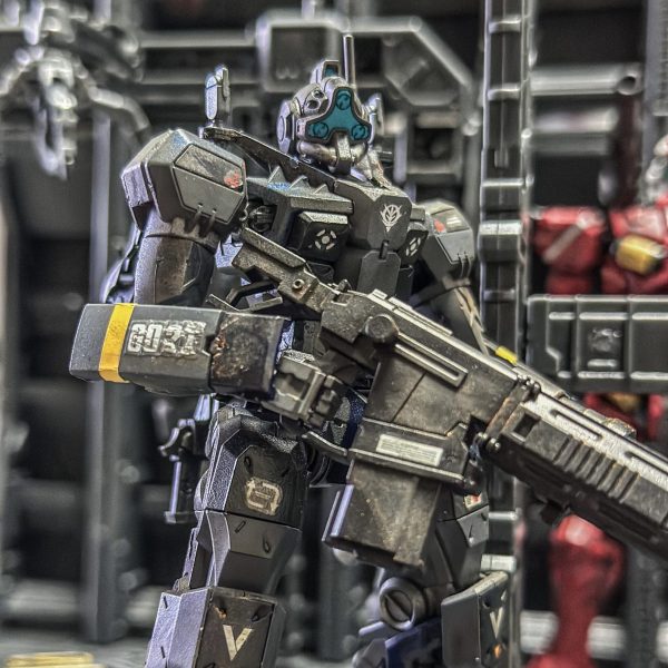 連邦軍基地にて隠密作戦中のゲルググ（GQ）