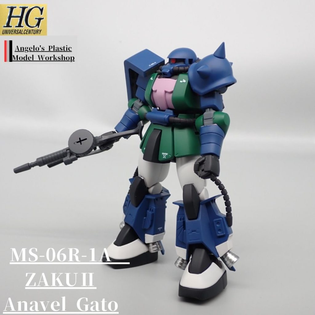 高機動型ザク　アナベル・ガトー機–2枚目/制作者：アンジェロのプラモデル工房