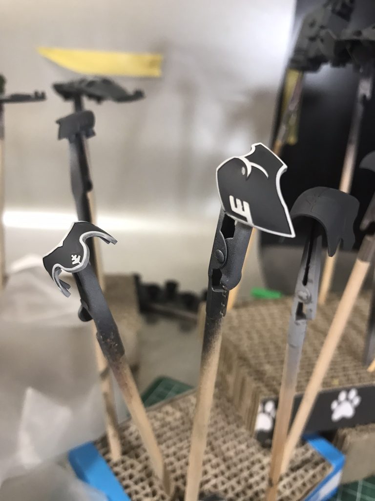 エナメルの塗り分けは気持ちいい